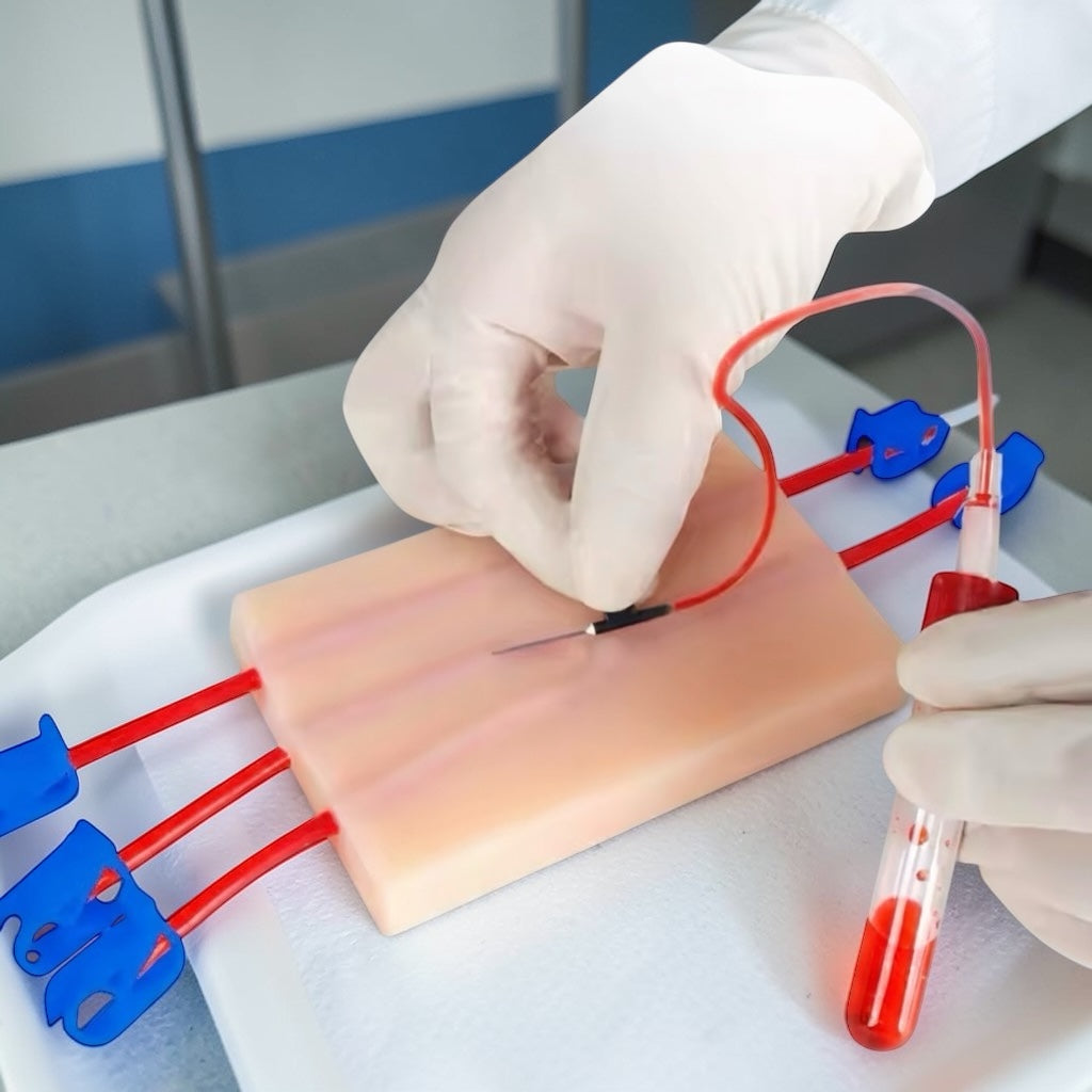 Kit d’entraînement à la pose de perfusion et à la prise de sang en silicone